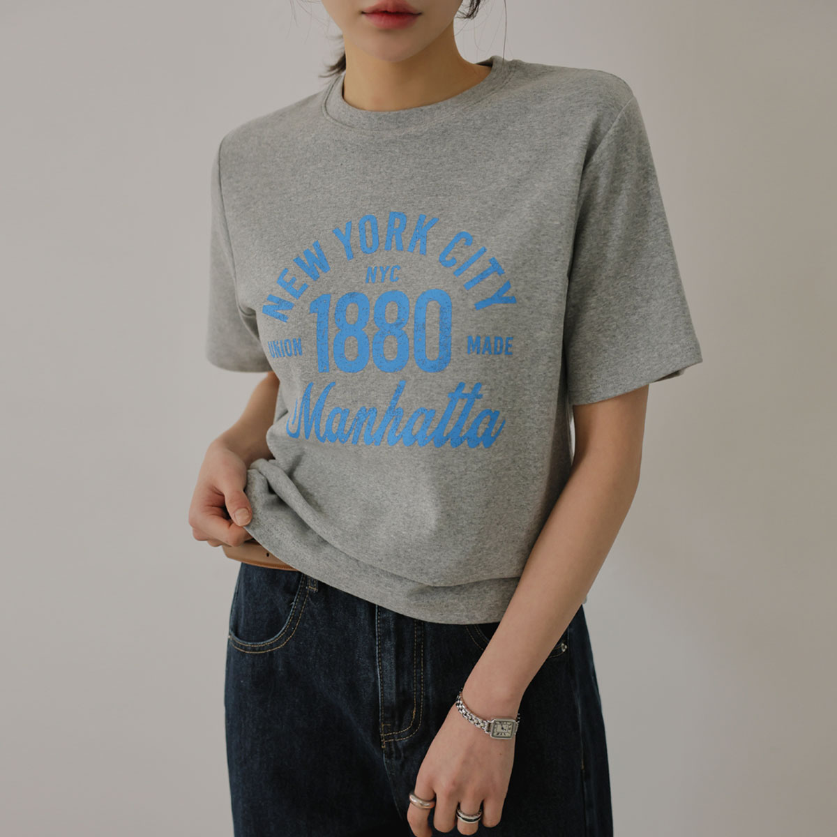 Crackfont Span Short T-shirts