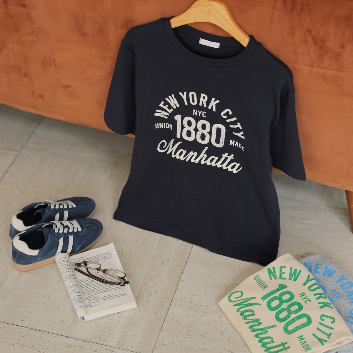 Crackfont Span Short T-shirts