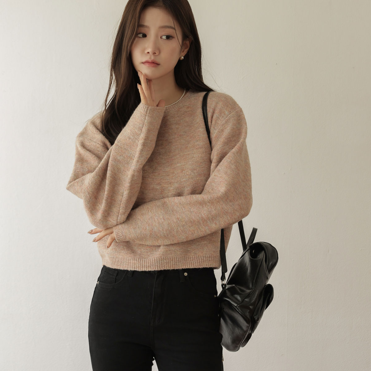 <b>[Limited Quantity SALE]</b> Soft Washed Gradient Cropped Knit