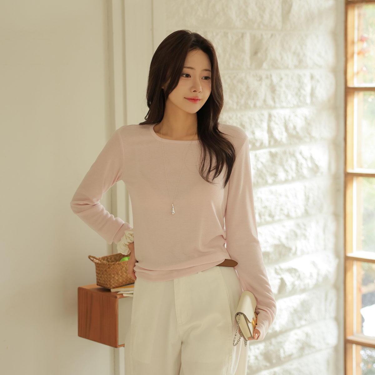 Square neck spandex shirt