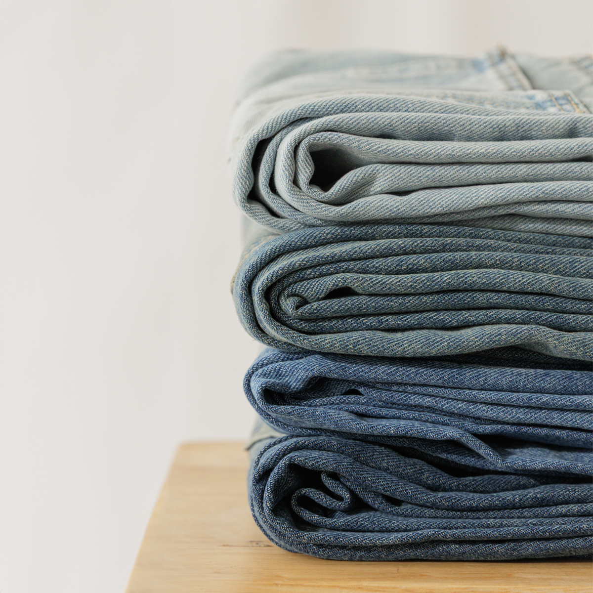 3TYPE Firm-Fit Wide Denim Pants