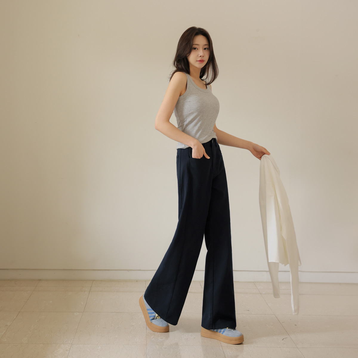 <b>[Special 2-Piece Special Offer]</b> Daily Soft Cap-Included U-Neck Nashi 2-Piece Set (XL~4XL)