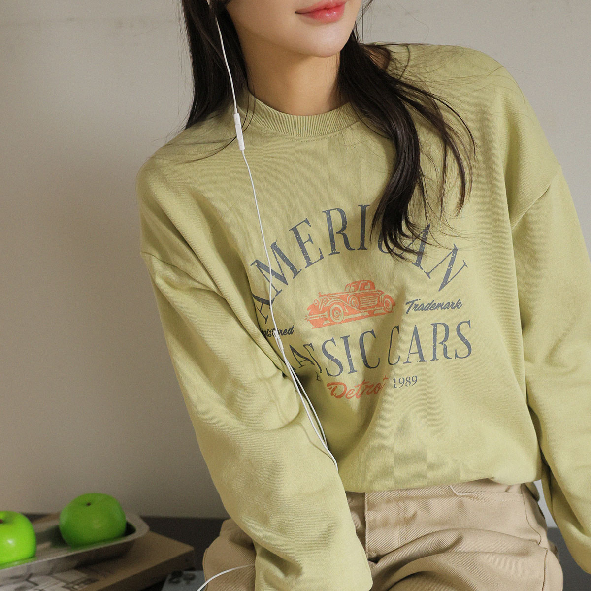 Classic car printing man-to-man