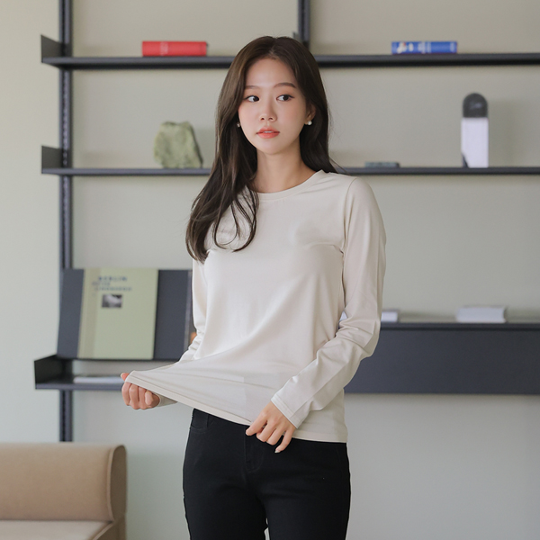 <b>[Limited Quantity SALE]</b> <b>[Made]</b> Tight Modal Round T-shirt