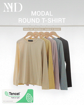 <b>[Limited Quantity SALE]</b> <b>[Made]</b> Tight Modal Round T-shirt