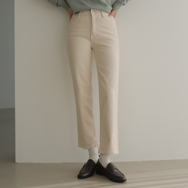 <b>[Limited Quantity SALE]</b> [Hair Band] Tension Good Straight Cotton Pants