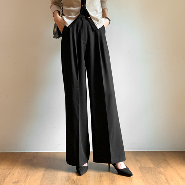 3TYPE Chase Visor Button Wide Slacks (S-2XL)