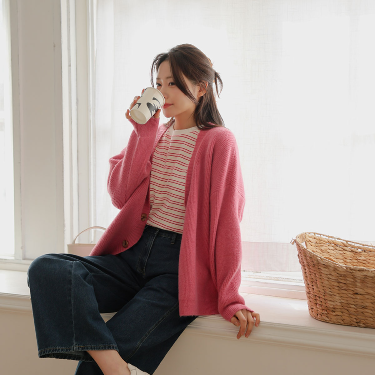 Mongle Cloud Loose Fit Cardigan