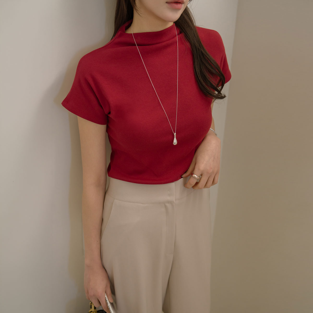 TanTanCheeseTension Half-moon Tee (Modal 37%)