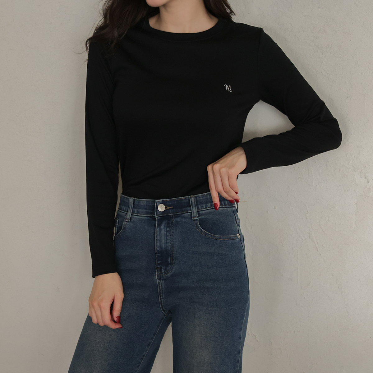 <b>[Limited Quantity SALE]</b> <b>[Made]</b> Bongbong Latte Long-sleeved T-shirt