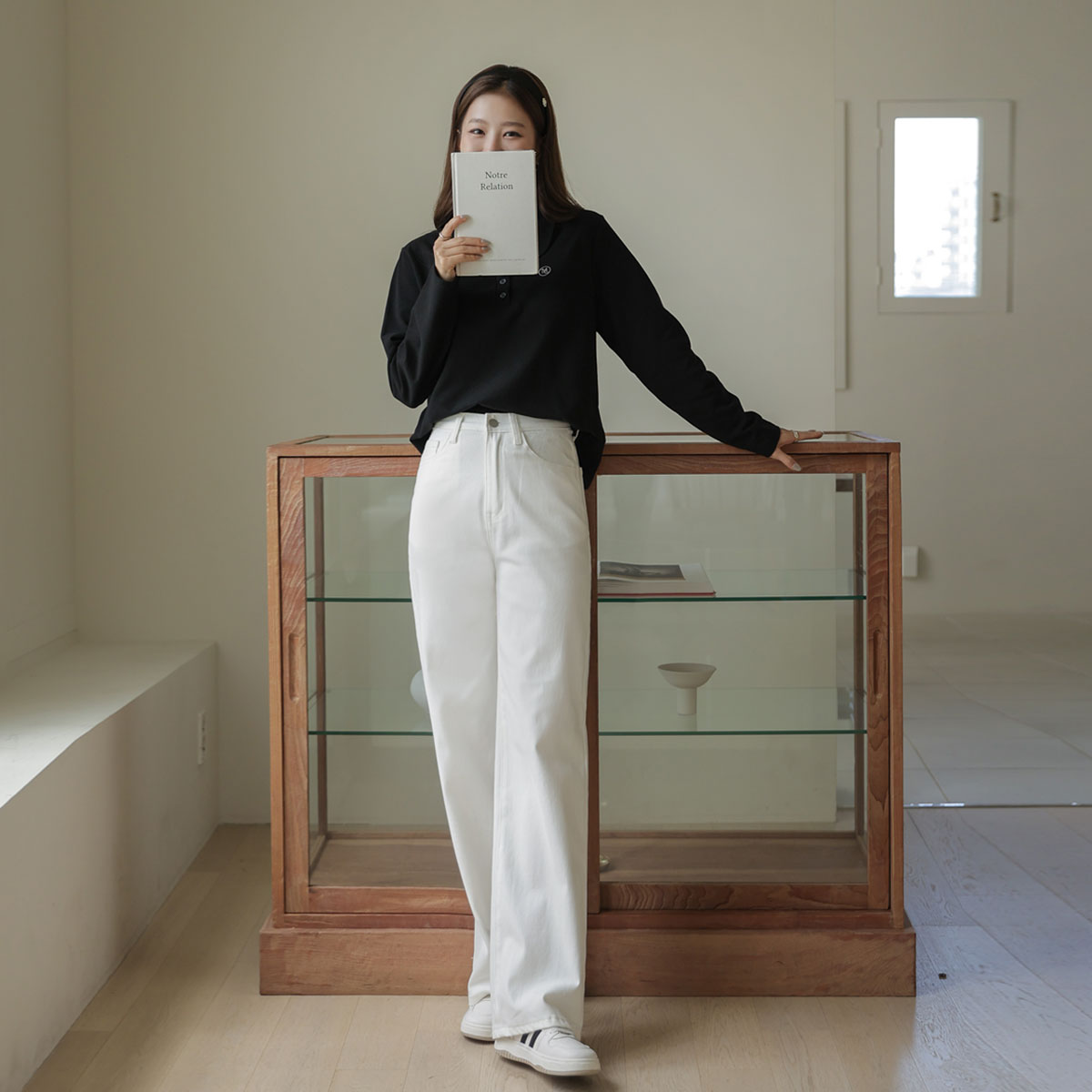 3TYPE anti-pollution wide cotton pants (functional material)