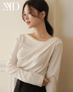 <b>[Limited Quantity SALE]</b> <b>[Made]</b> Soft Shirring T-shirt