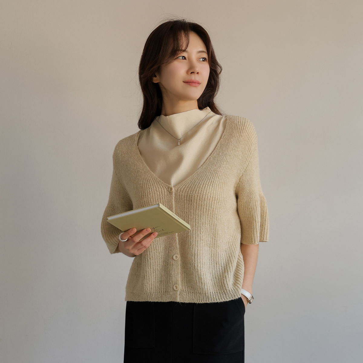 <b>[Limited Quantity SALE]</b> Flare Sleeve Cardigan