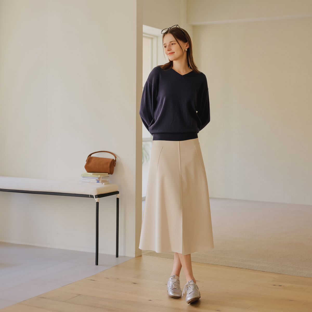 <b>[Made]</b> Life-changing item, a long slit skirt