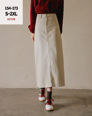 2TYPE Slim Span Rong Skirt