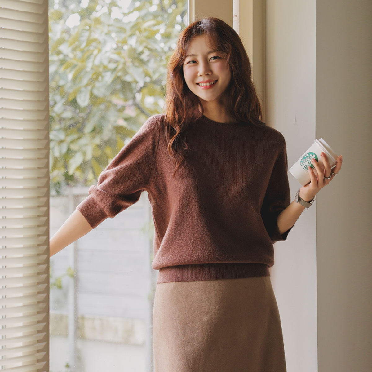 <b>[Limited Quantity SALE]</b> Soft Attachment Puff Round Knit