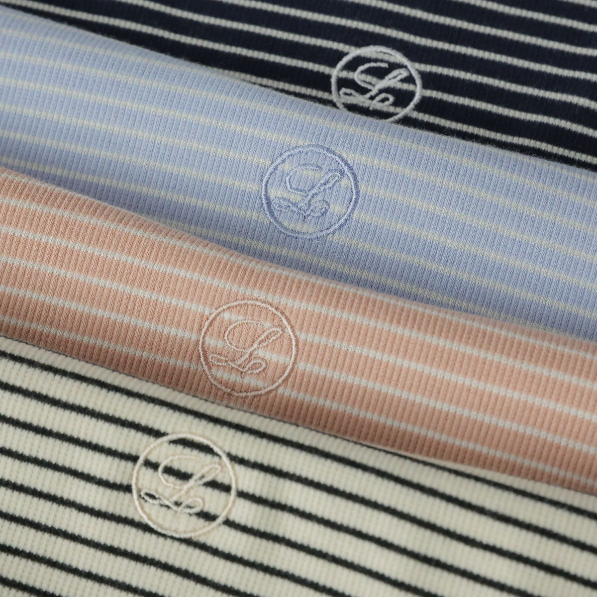 Embroidery Stripe tee