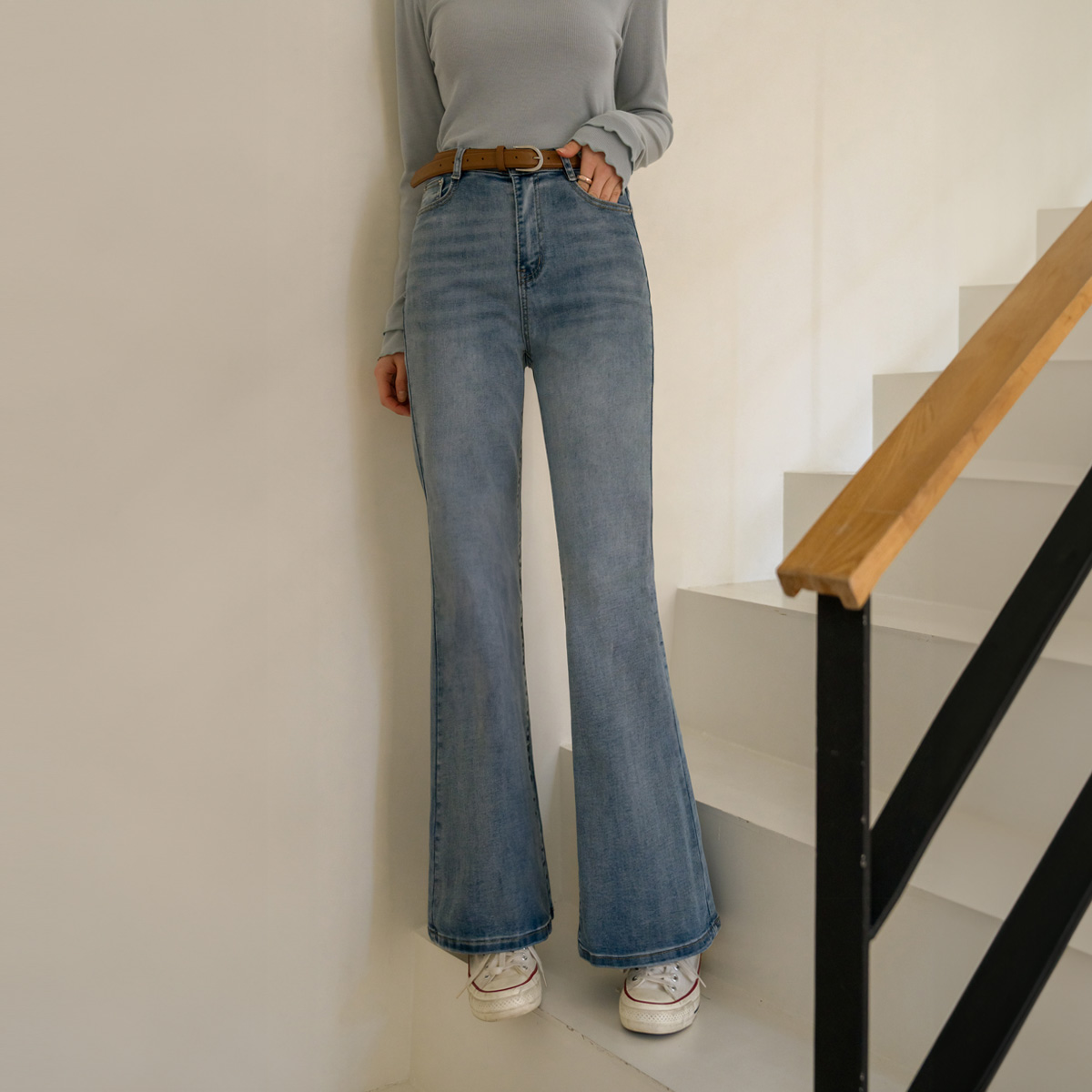 3TYPE Slim Spandex Bootcut Pants