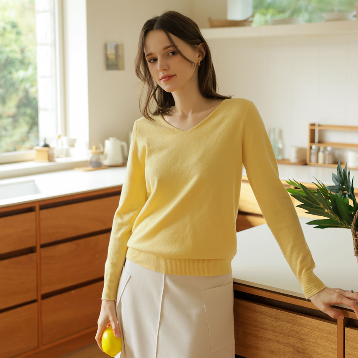 <b>[Special 2-Piece Special Price]</b> 2-Type Soft Attachment Long-Sleeve Knit