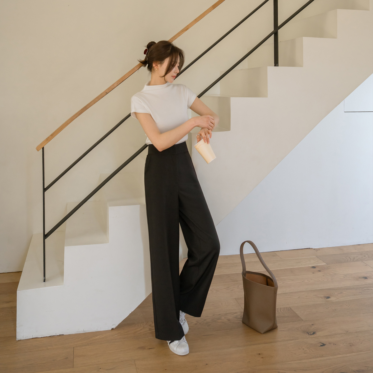 <b>[Made]</b> 2TYPE Line-Oriented Daily Wide Slacks