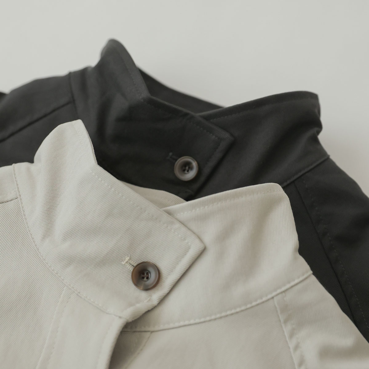 Highneck cropped jacket