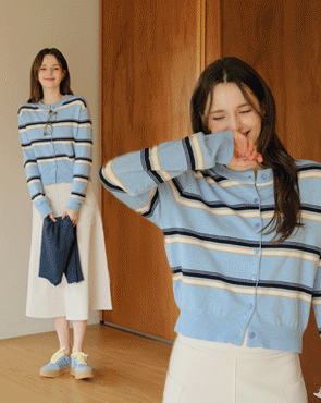 Honey button single-breasted knit