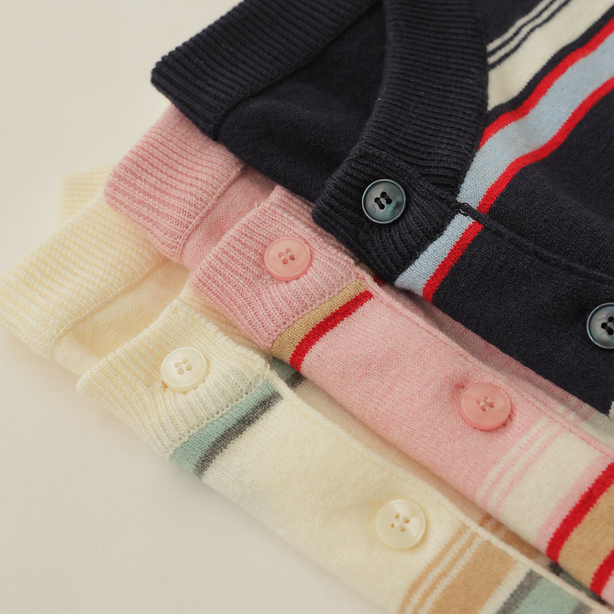 Honey button single-breasted knit