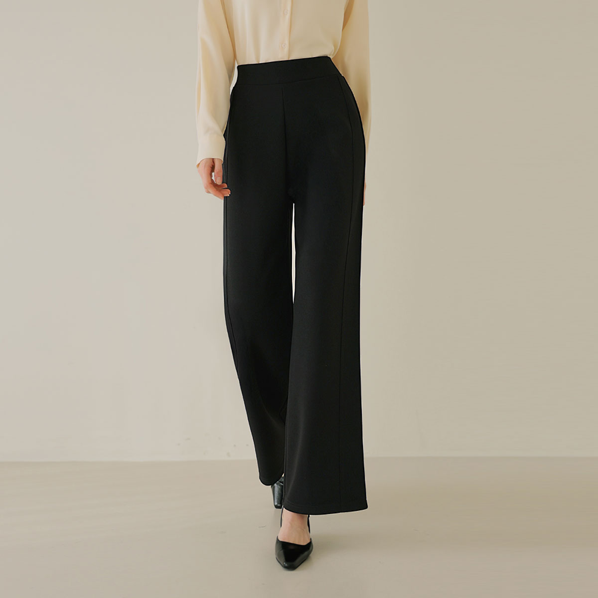 <b>[Opening Special]</b> <b>[The Power of One Line💪🏻/3D Stereoscopic Pattern/Optical Illusion]</b> <b>[Made]</b> 2-TYPE Life-Saving Optical Illusion Wide Slacks