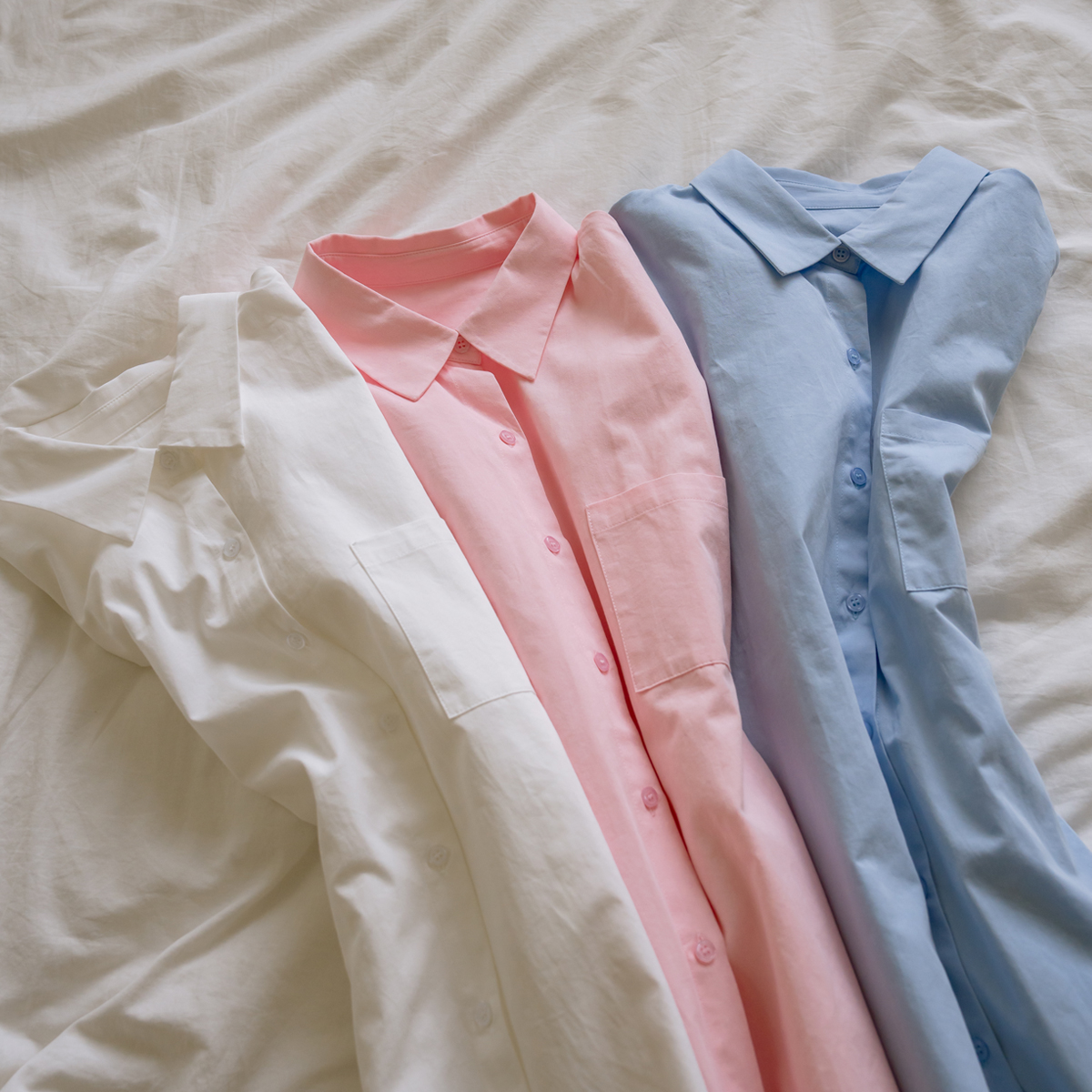 <b>[Opening Special]</b> <b>[Edge/loose fit]</b> <b>[Made]</b> Back-slit diagonal cut shirt