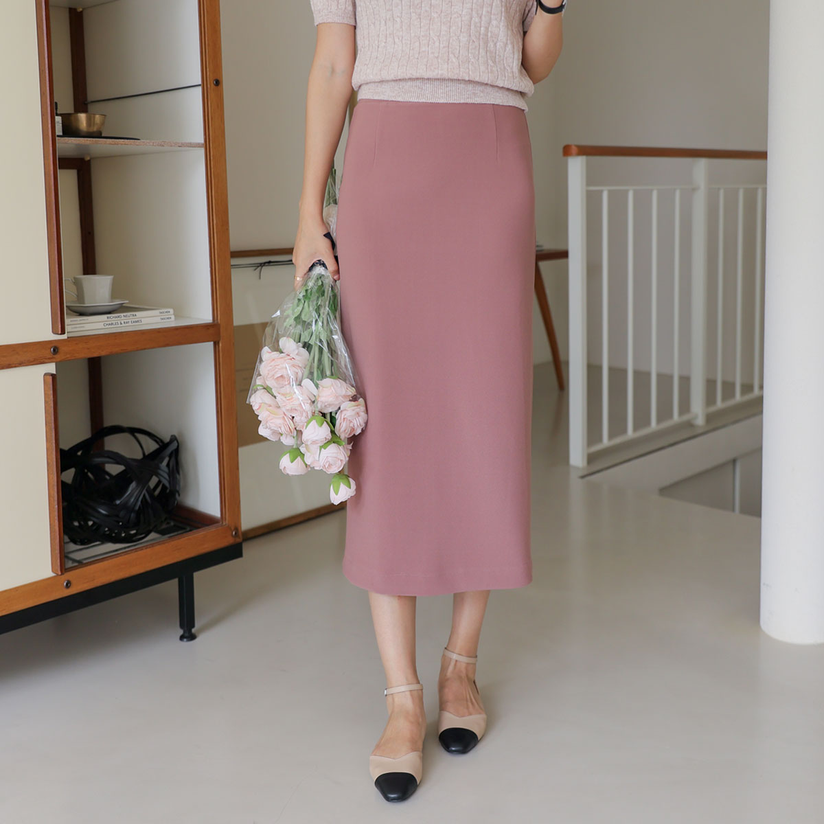 <b>[5,000 units sold ✨/Slim fit][Made]</b> A must-have item, a tight Rong skirt