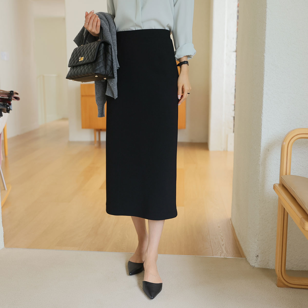 <b>[5,000 units sold ✨/Slim fit][Made]</b> A must-have item, a tight Rong skirt