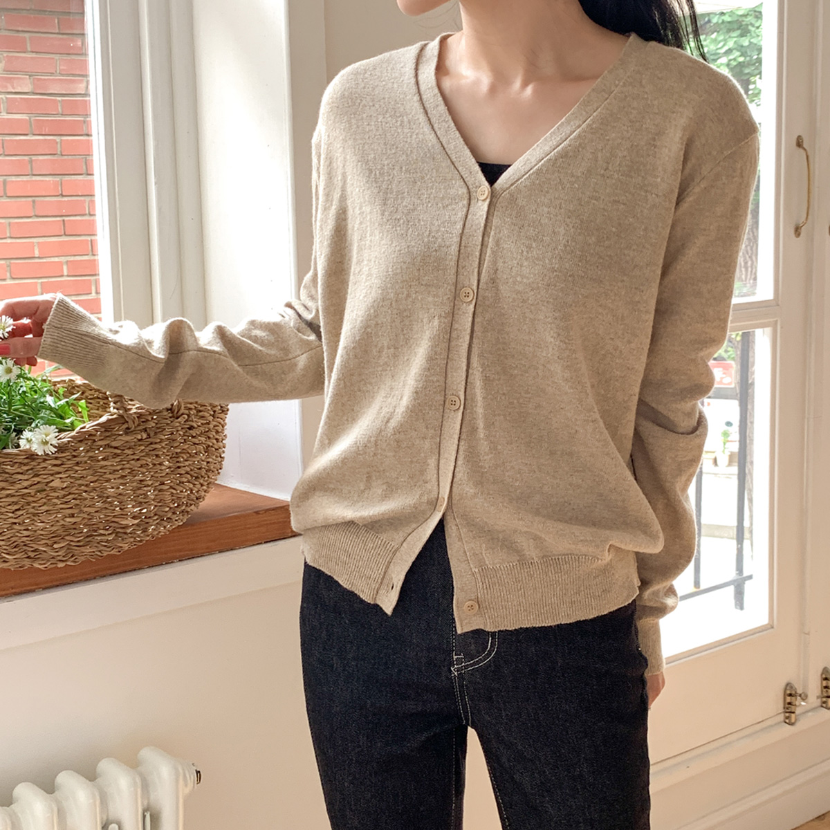 <b>[Limited Quantity SALE]</b> Callaway Cashmere V-Neck Cardigan