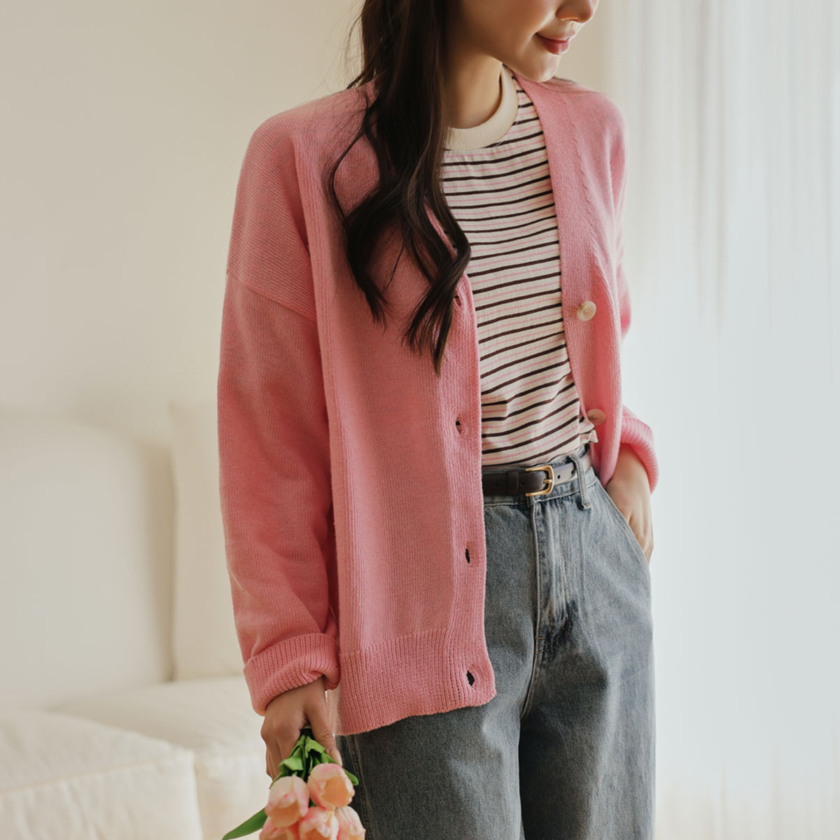 Today's Italian Cotton Thick Cardigan