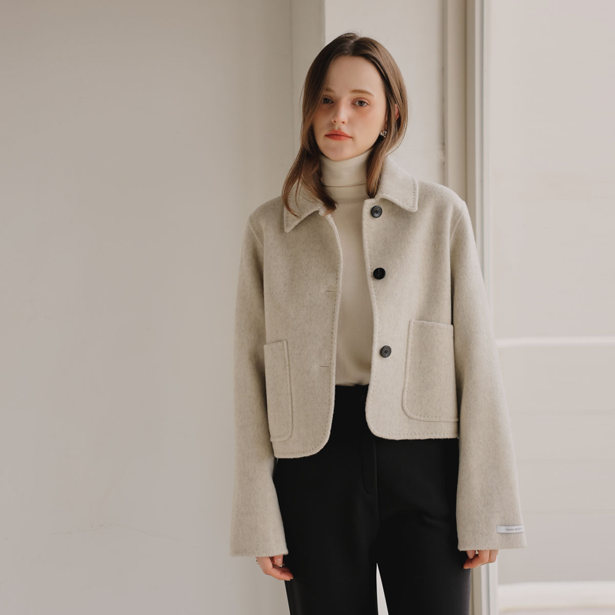 <b>[Limited Quantity SALE]</b> Weekkara Handmade Half Coat