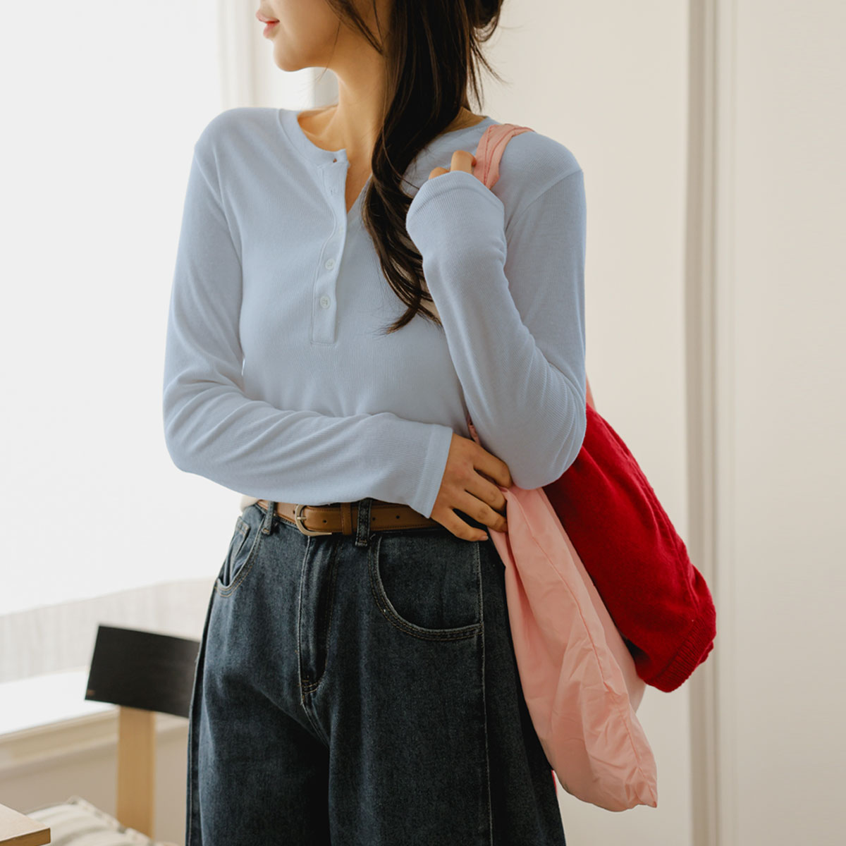 Softspan button-down t-shirt