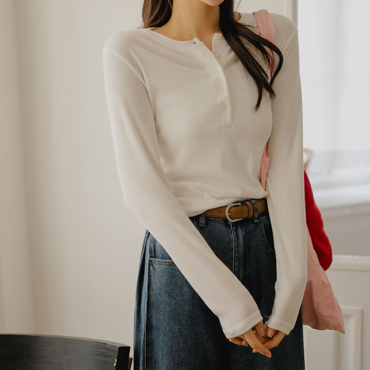 Softspan button-down t-shirt