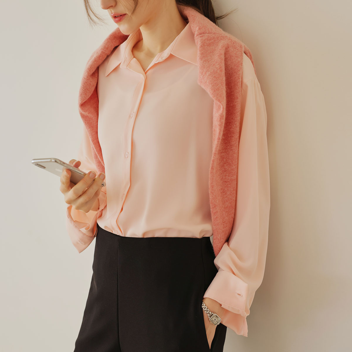 <b>[Made]</b> Charringple loose fit shirt blouse