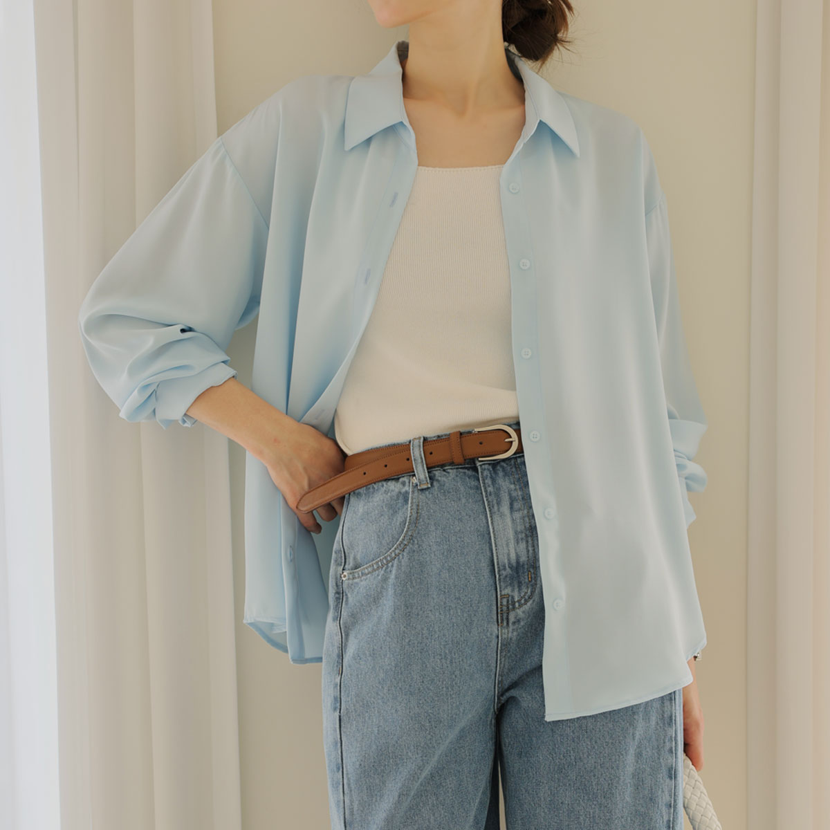 <b>[Made]</b> Charringple loose fit shirt blouse