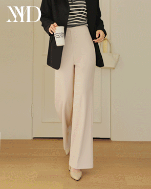 <b>[Made]</b> Belly Cover Mochi High-Waist Slacks