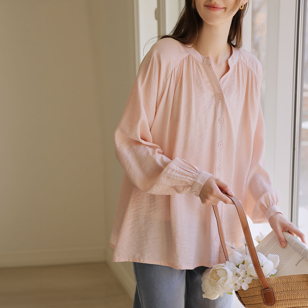 <b>[Made]</b> Silky Flowy Blouse