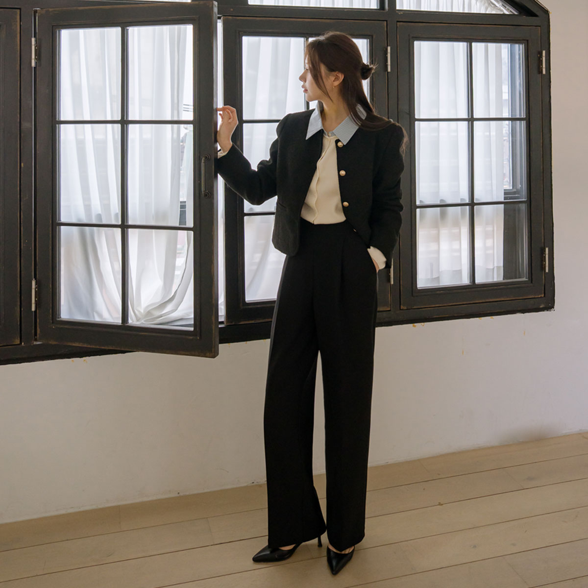 <b>[Limited Time Sale]</b> Dear Button Tweed Jacket