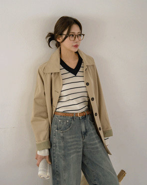 Daily Cotton Trench Coat