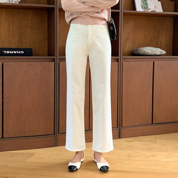 <b>[Limited Quantity SALE]</b> Kid Banding Span Straight Cotton Pants (S-XL)