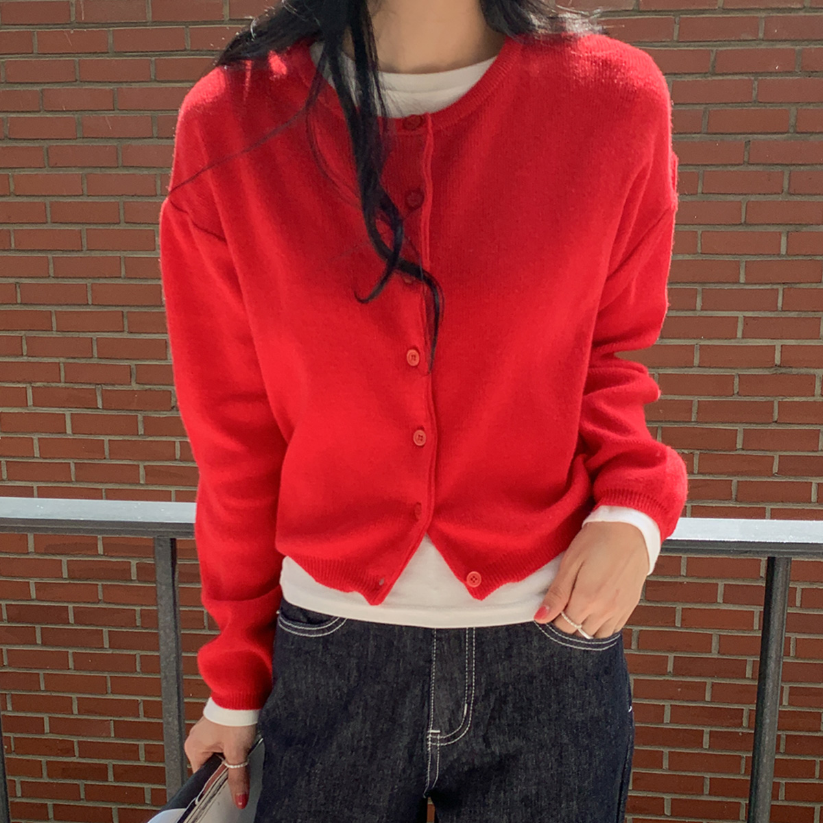 <b>[Limited Quantity SALE]</b> Callaway Cashmere Round Cardigan