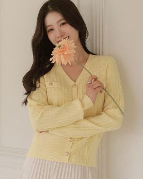 <b>[Limited Quantity SALE]</b> Twinkle Pleated Button Knit