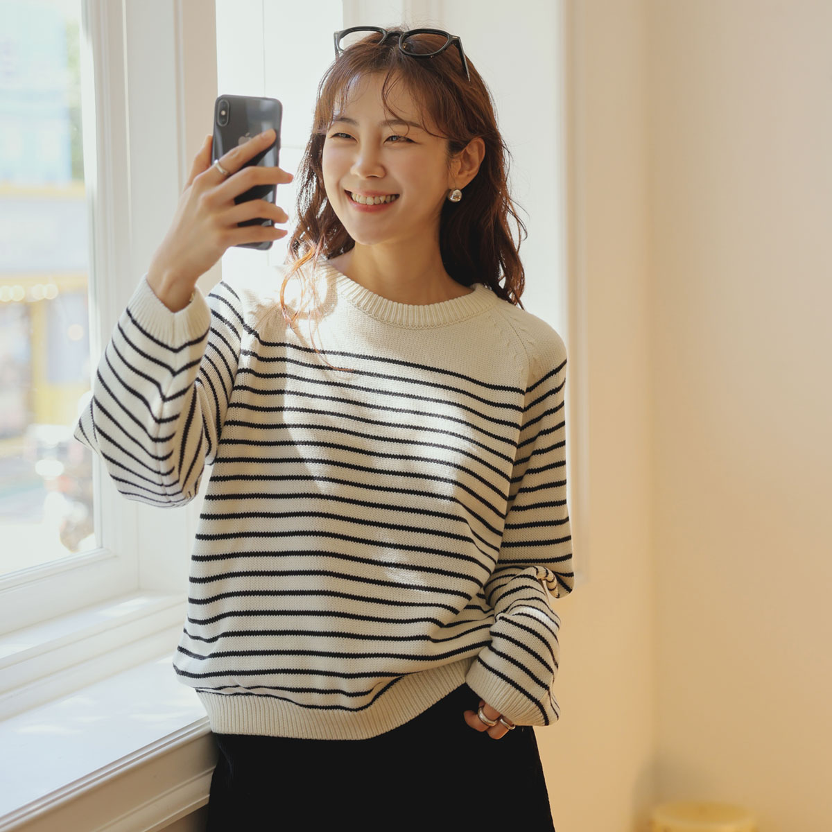 <b>[Limited Quantity SALE]</b> Woody Striped Knit