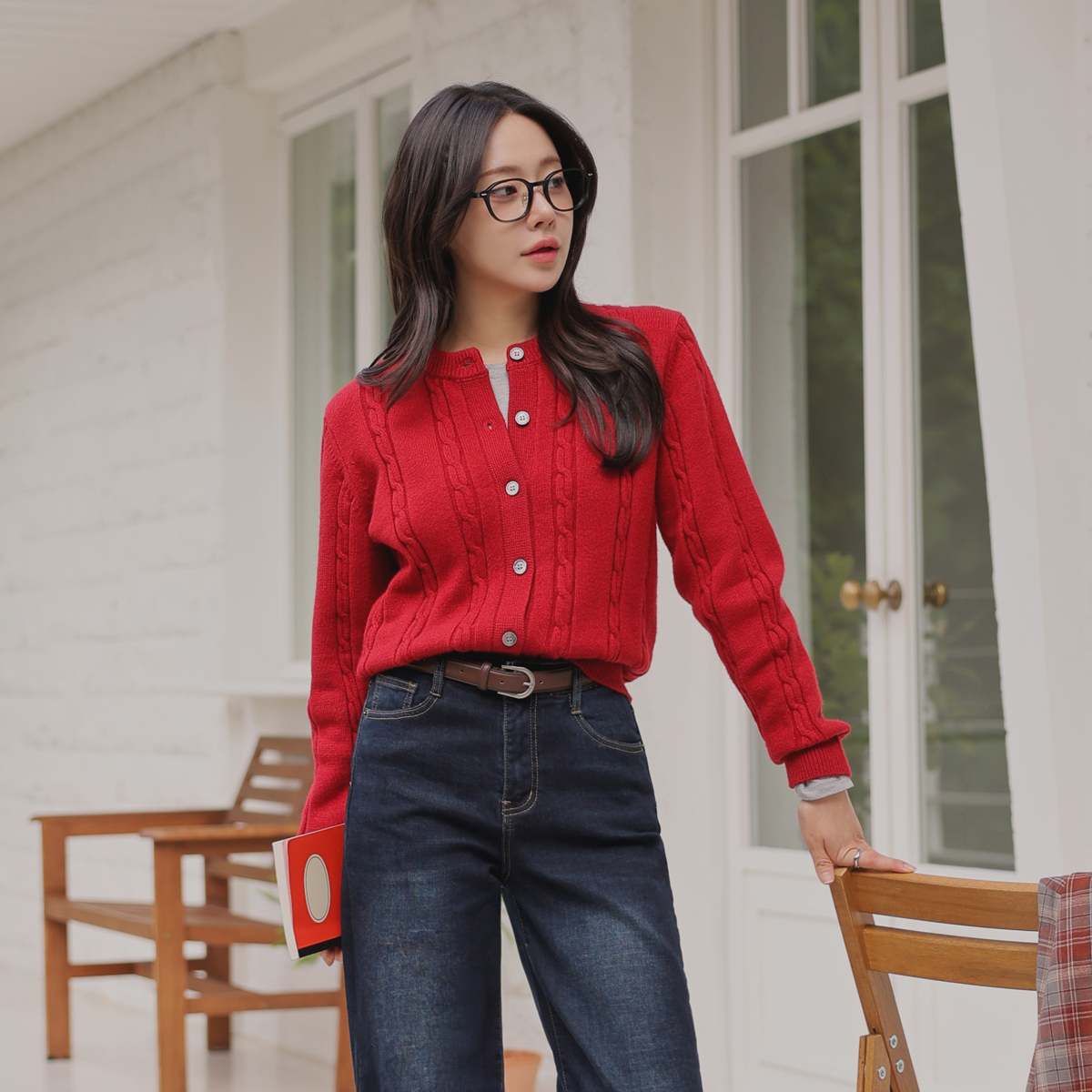 <b>[Limited Quantity SALE]</b> Anti-Pilling Button Knit (Modal Blend)