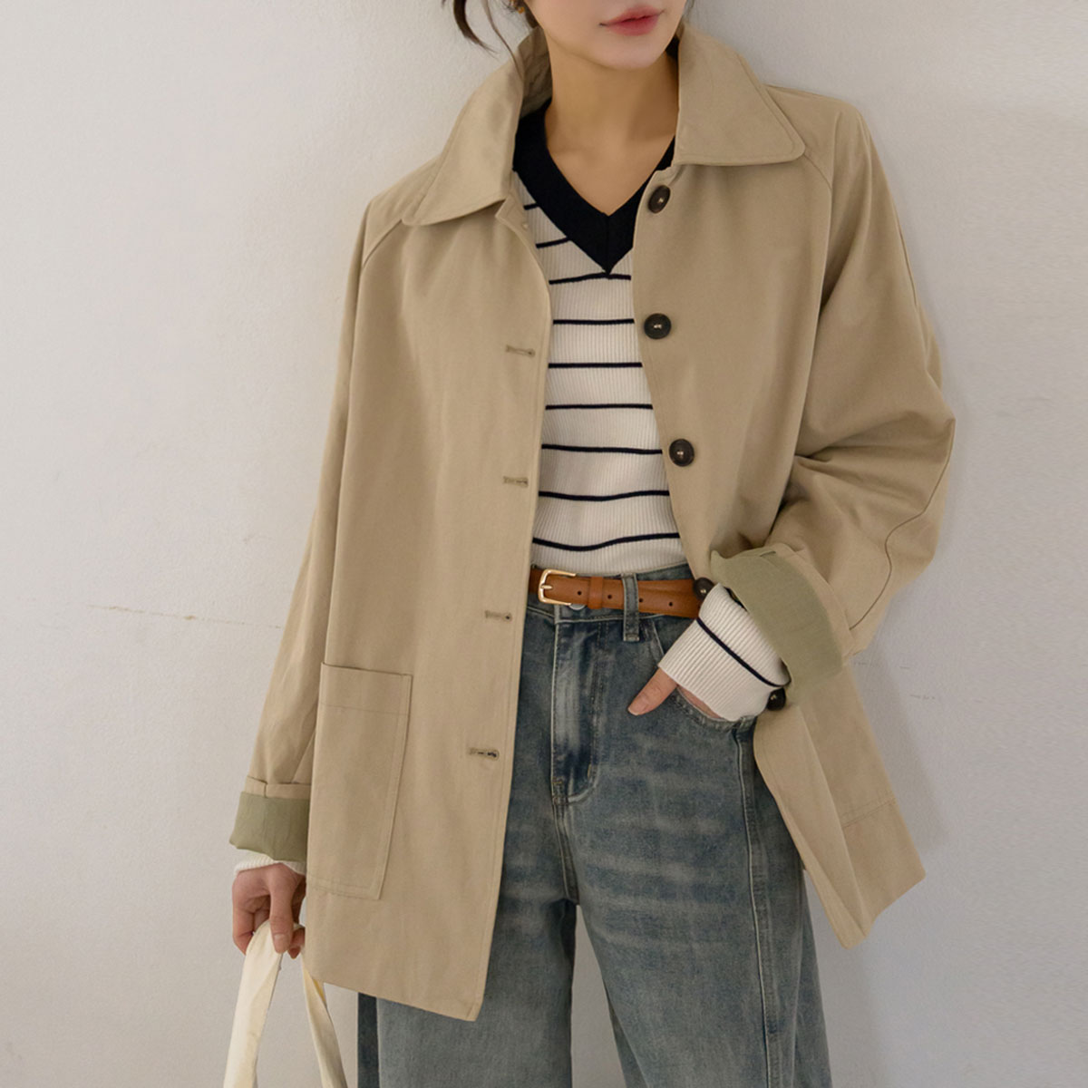 Daily Cotton Trench Coat