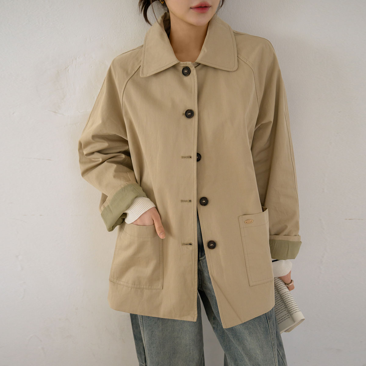 Daily Cotton Trench Coat