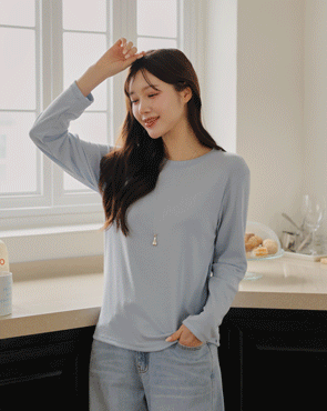 Basic Hoodie Long-sleeved T-shirt